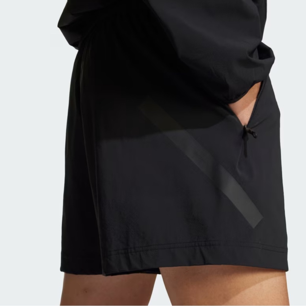 NWT [Adidas] Z.N.E. Woven Stretch Athletic Performance Black Shorts Mens XL/2XL - Picture 7 of 13